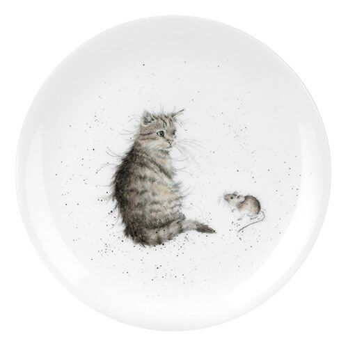 Wrendale Designs Coupe Plate Cat & Mouse
