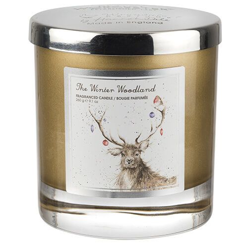 Wrendale Designs The Winter Wonderland Glass Candle With Lid