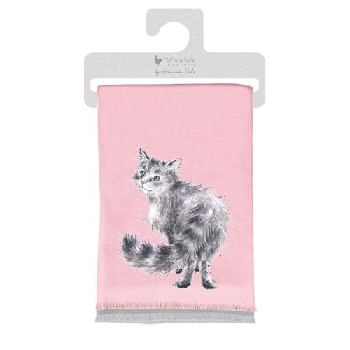 Wrendale Designs Cat Glamour Puss Winter Scarf