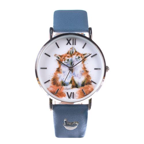 Wrendale Designs 'Contentment' Fox Leather Watch