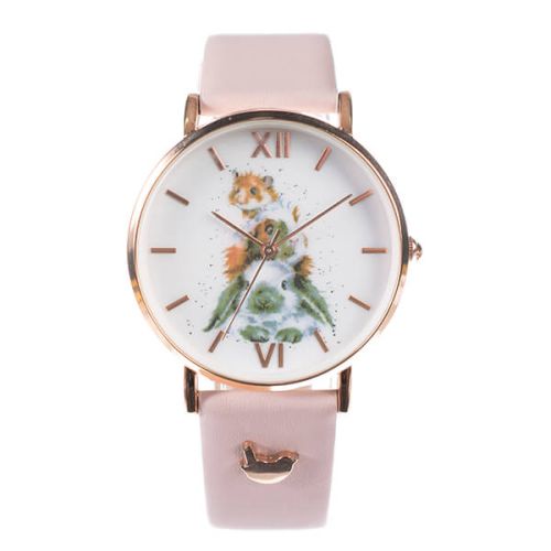 Wrendale Designs 'Piggy In The Middle' Vegan Leather Watch