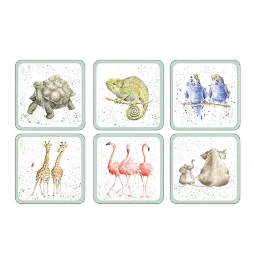 Wrendale Designs Zoological Coasters Set Of 6