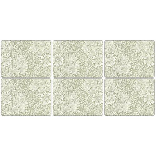 Morris & Co Marigold Green Placemats Set of 6
