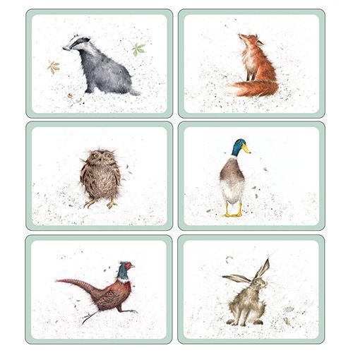 Wrendale Designs Placemats Set Of 6