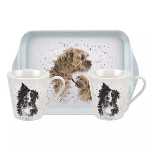 Wrendale Designs Mug & Tray Set Dogs 6 for 5
