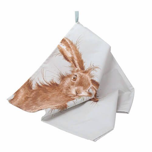 Wrendale Designs Hare Design Tea Towel