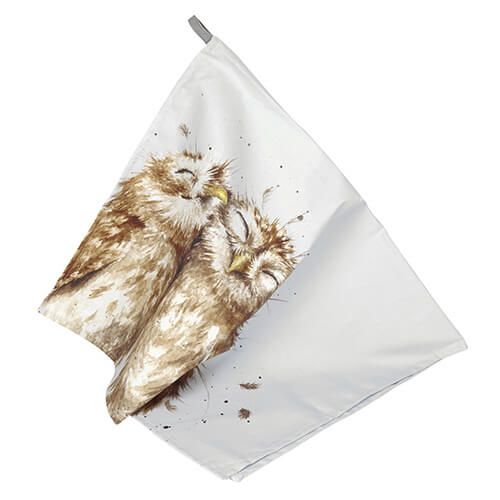 Wrendale Designs Tea Towel Owl Design