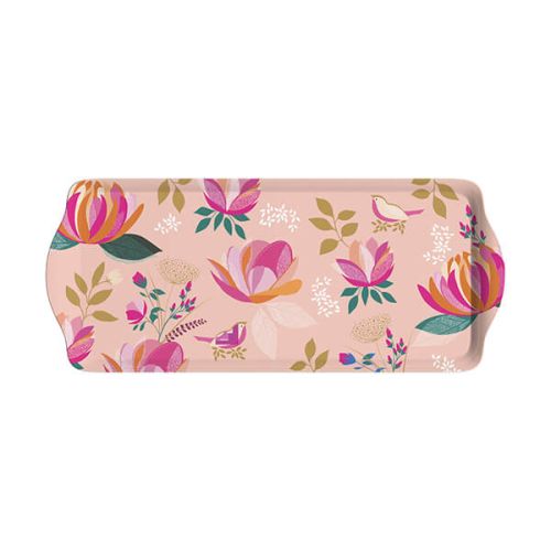 Sara Miller Peony Collection Sandwich Tray