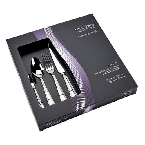 Arthur Price Chester 16 Piece Cutlery Box Set