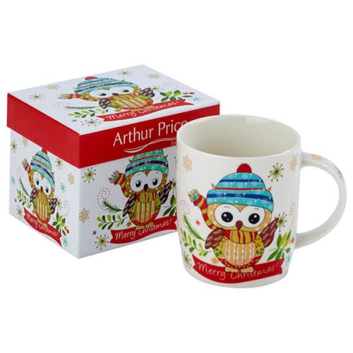 Arthur Price Christmas Owl Mug Dinky