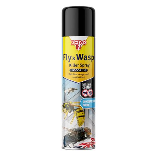 Zero In Fly & Wasp Killer Spray - 300ml Aerosol