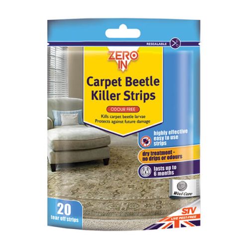 Zero In Carpet Beetle & Moth Killer Strips