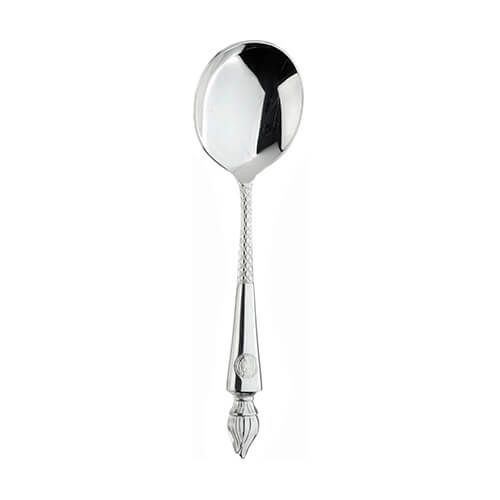 Clive Christian Empire Flame All Silver Soup Spoon