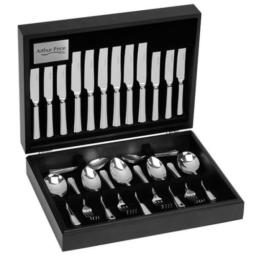 Arthur Price Classic Harley 44 Piece Cutlery Canteen FREE Extra Six Tea Spoons