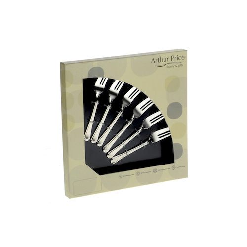 Arthur Price Classic Dubarry Set of 6 Pastry Forks