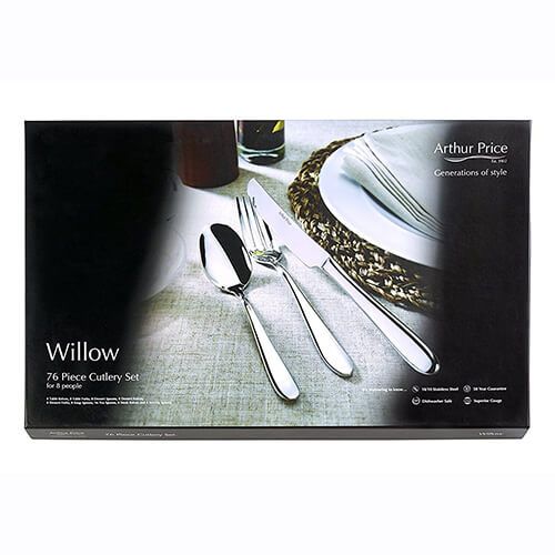 Arthur Price Contemporary Willow 76 Piece Cutlery Box Set