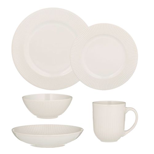 Mason Cash Linear White Tableware Set