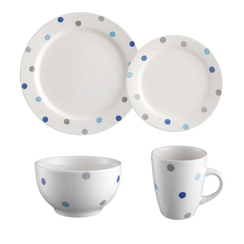 Price & Kensington Padstow Blue Tableware Set
