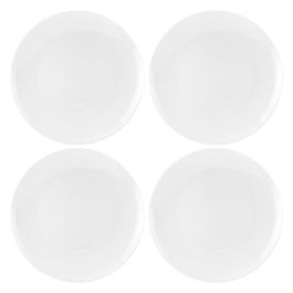 Set of 4 Royal Worcester Dinner Plate White 27 cm 