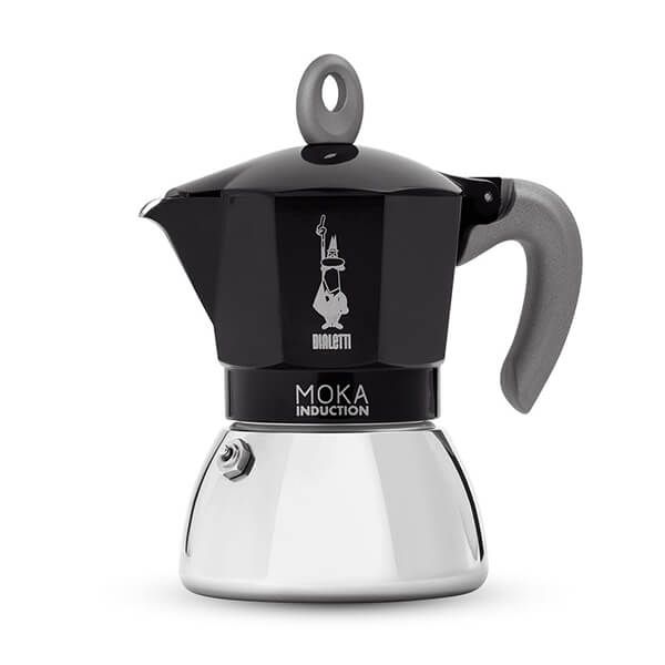 Bialetti Moka Induction 4 Cup Espresso Maker Black