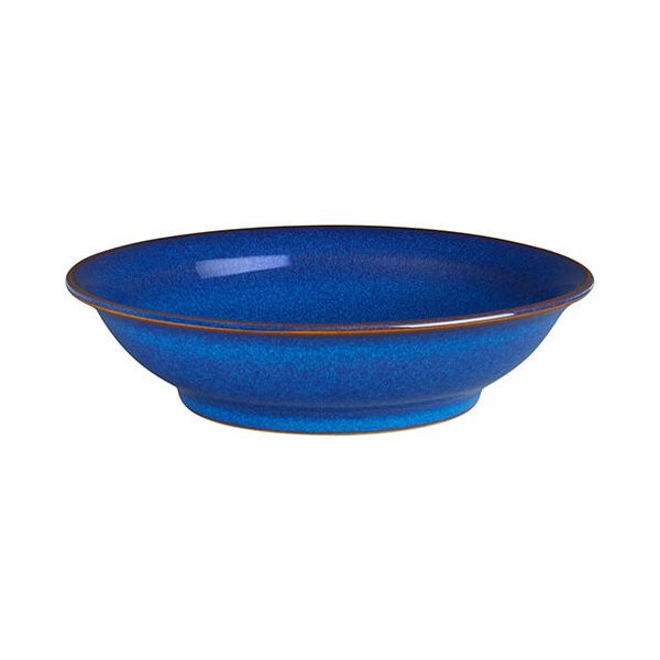 Denby Imperial Blue Large Shallow Bowl