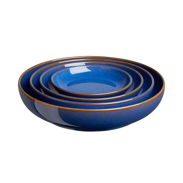Denby Imperial Blue 4 Piece Nesting Bowl Set