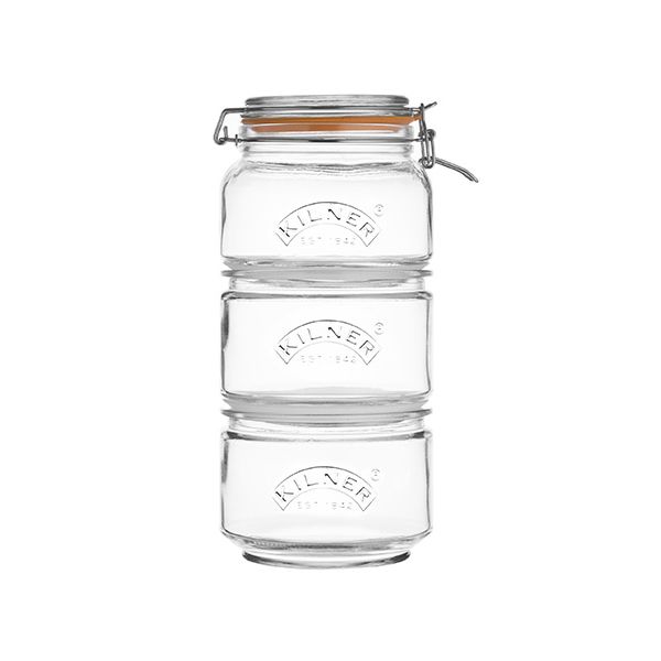 Kilner Stackable Storage Jar Set