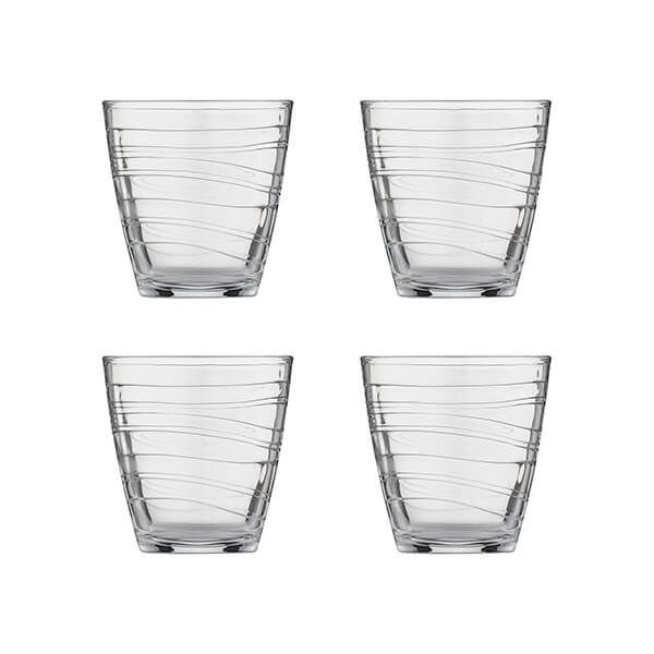 Ravenhead Essentials 300ml Set Of 4 Swirl Mixer Glasses