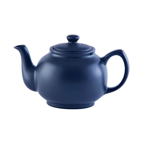Price & Kensington Matt Navy Blue 6 Cup Teapot
