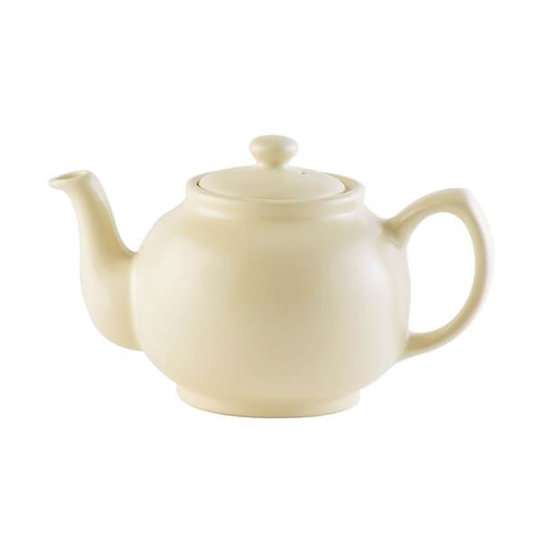 Price & Kensington Matt Cream 6 Cup Teapot