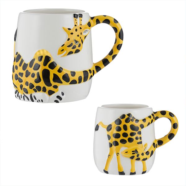 Price & Kensington Giraffe Mugs Set Of 2