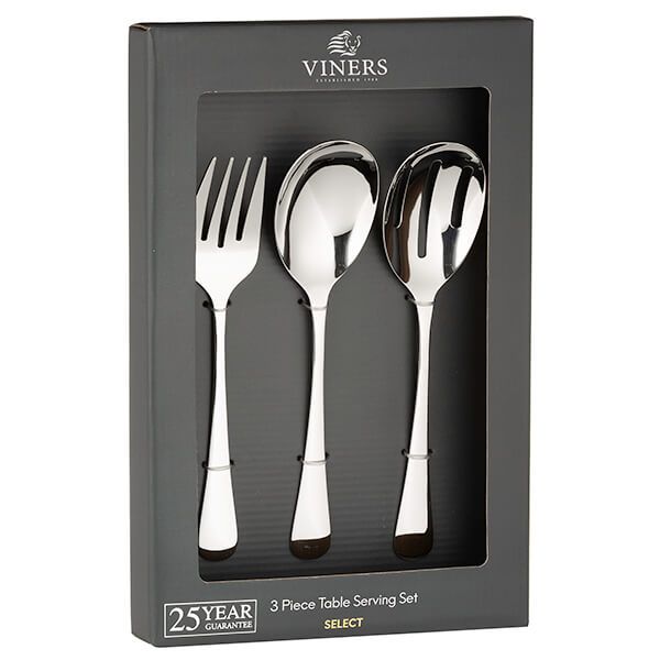 Viners Select 18/0 Stainless Steel 3 Piece Table Serving Gift Set