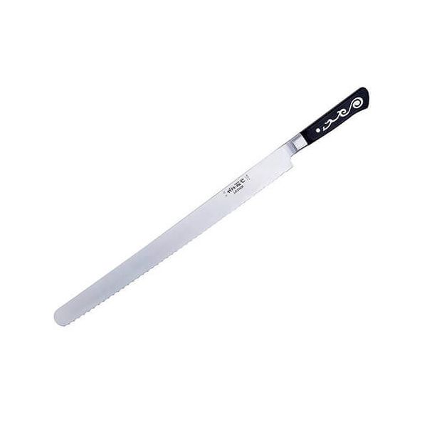 I.O.Shen 360mm / 14" Mizu Slicer Serrated Edge Knife FREE Whetstone Worth £19.96