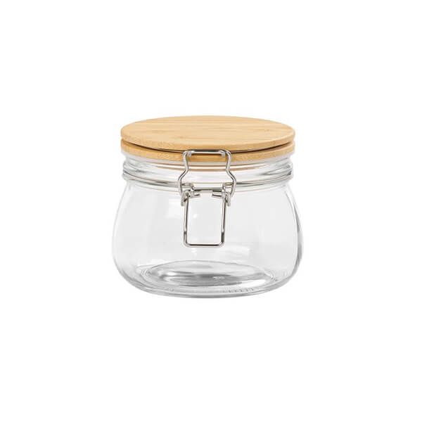 Tala Glass Storage Jar with Bamboo Lid 440ml