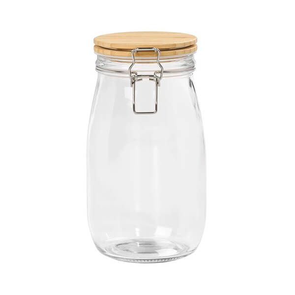 Tala Glass Storage Jar with Bamboo Lid 1200ml