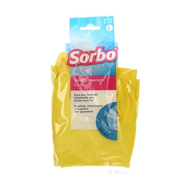 Sorbo Household Strong Gloves Large Yellow