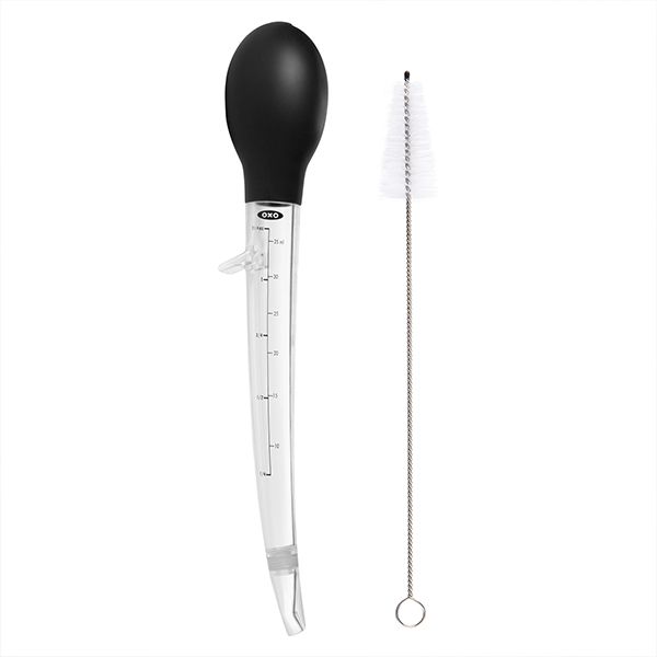 OXO Good Grips Angled Baster with Cleaning Brush
