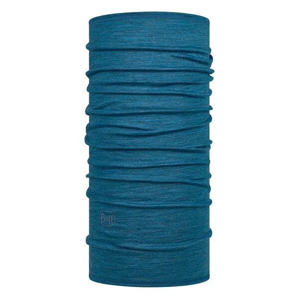 Buff Dusty Blue Lightweight Merino Wool Neckwarmer