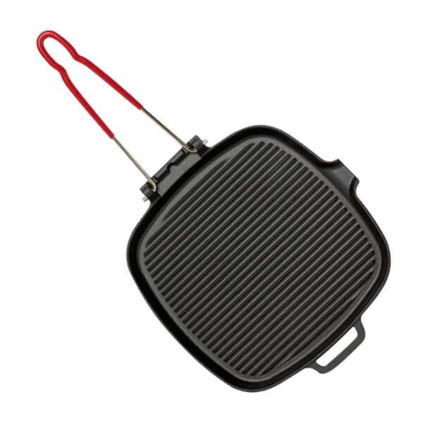Chasseur Cast Iron Smooth Black Square 27cm Grill Pan