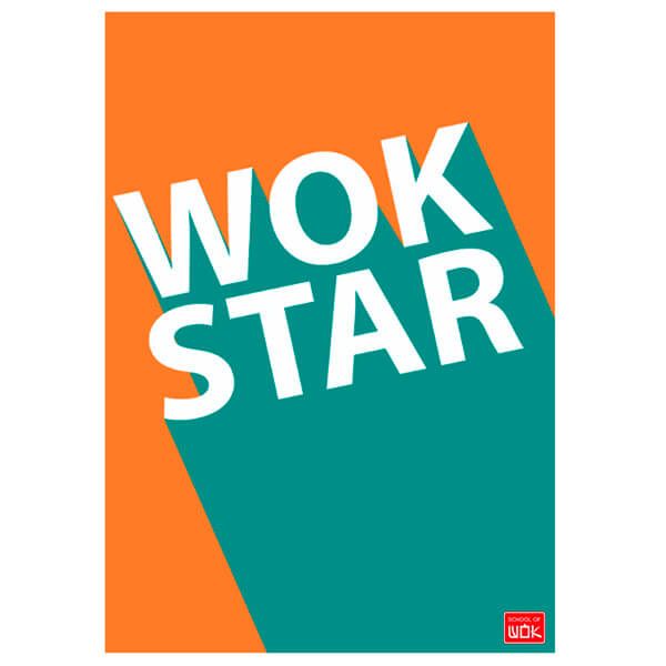 School of Wok Wok Star Tea Towel Multi
