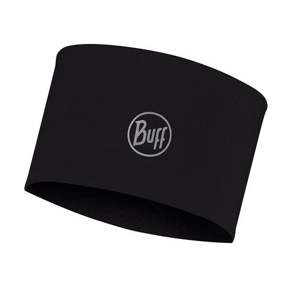 Buff Solid Black Tech Fleece Headband