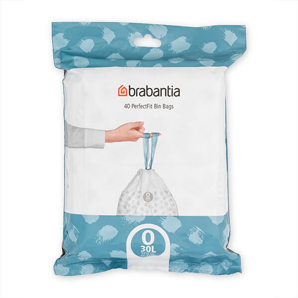 Brabantia PerfectFit Bags O 30 litre Dispenser Pack of 40 bags