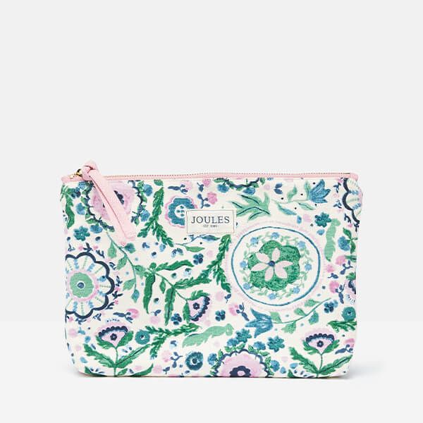 Joules Cream Floral Carrywell Bag