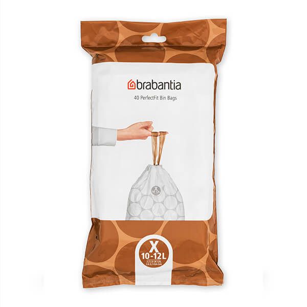 Brabantia PerfectFit Bags X 10-12 litre Dispenser Pack of 40 bags