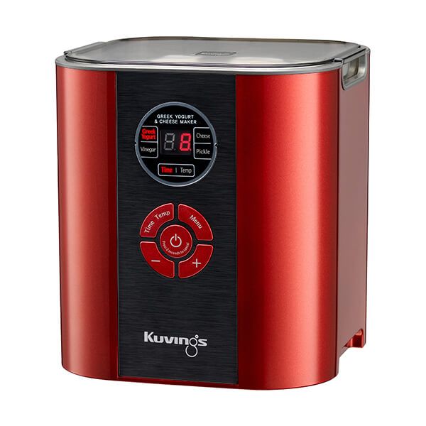 Kuvings Greek Yoghurt and Cheese Maker Red