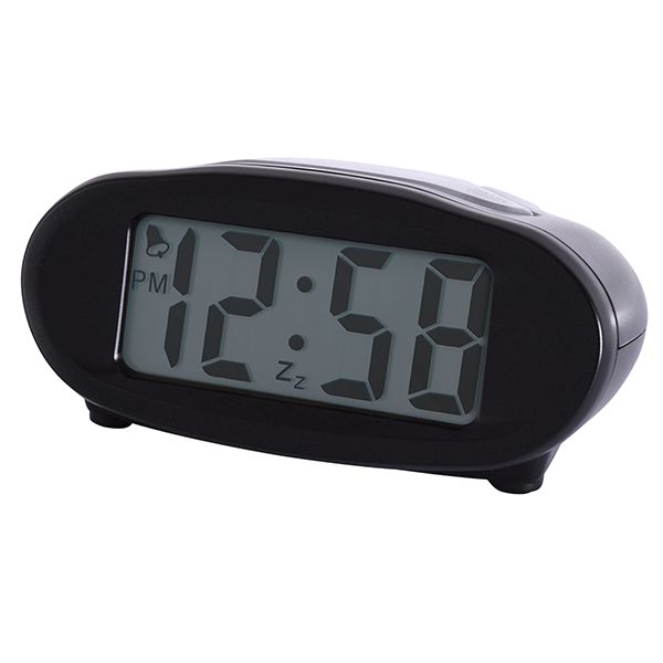 Acctim Eclipse Alarm Clock Black