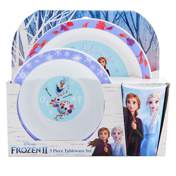 Disney Frozen II 3 Piece PP Tableware Set
