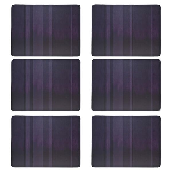 Denby Colours Set Of 6 Purple Placemats