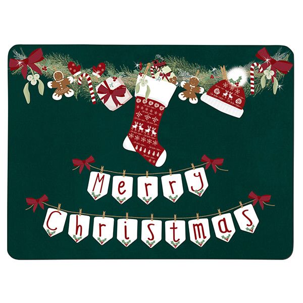 Denby Christmas Stocking Placemats Set Of 6