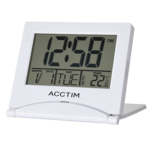 Acctim Mini Flip II White Clock